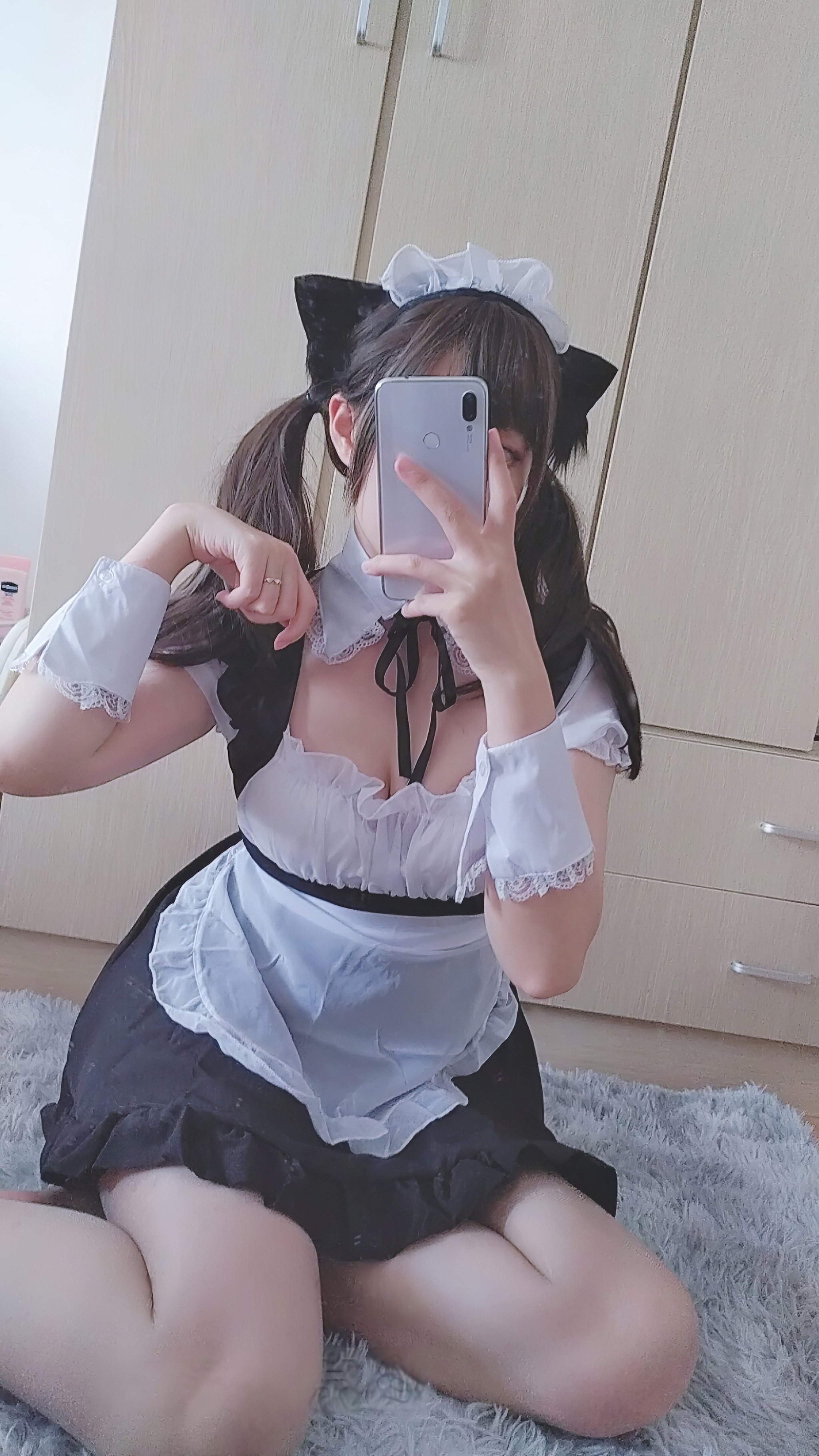 图片[1]-Natsuko夏夏子 – NO.045 猫耳女仆[45P]-XikXak